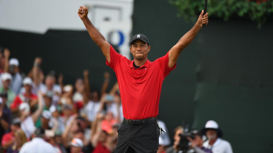 Golfer Tiger Woods